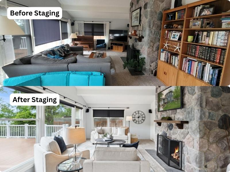 Tina Peterson Team Real Estate home Staging